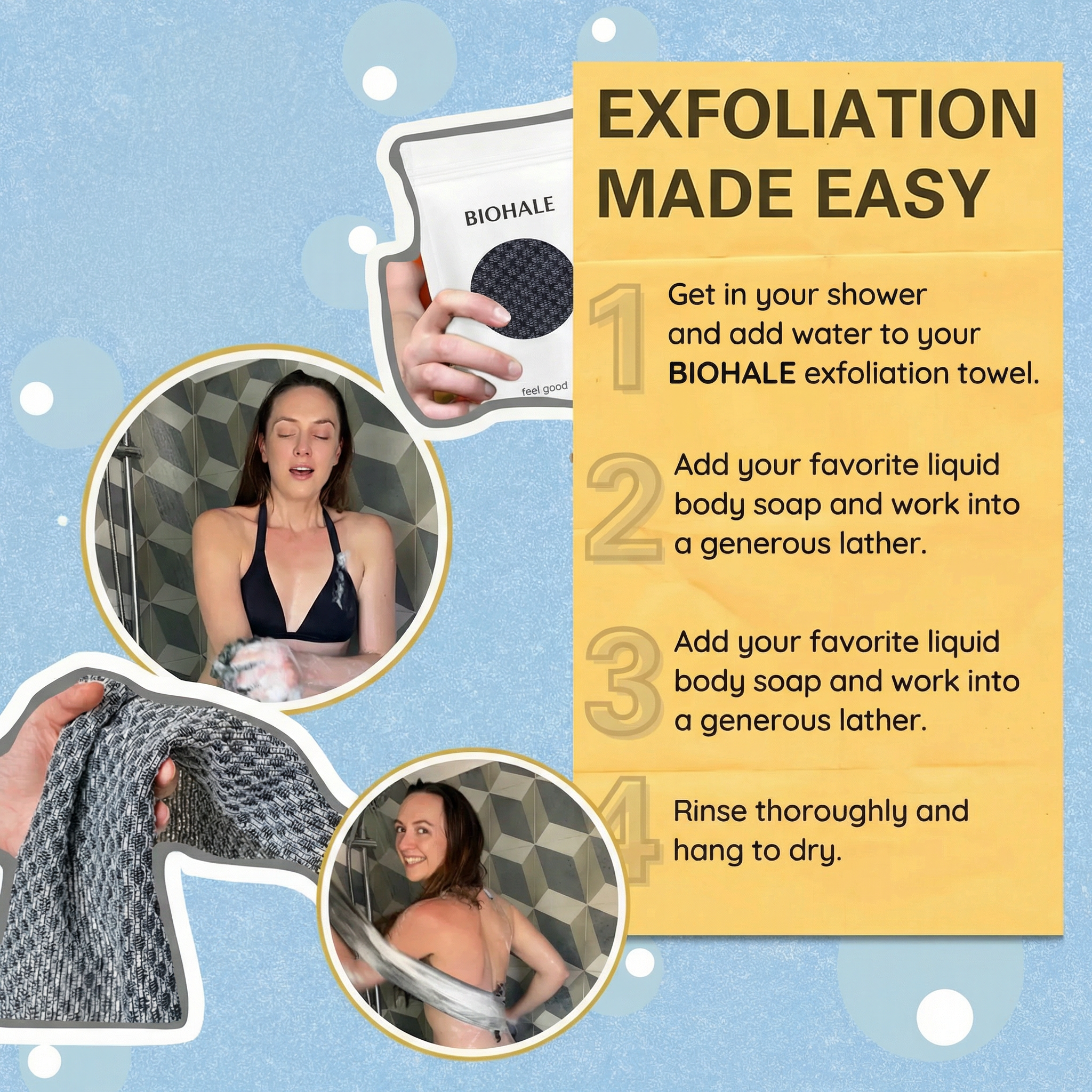 BIOHALE Exfoliation Made Easy
